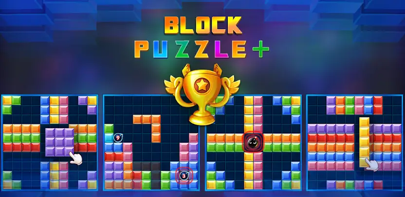 Gameplay moment Google Play feature graphic example with characters and action.