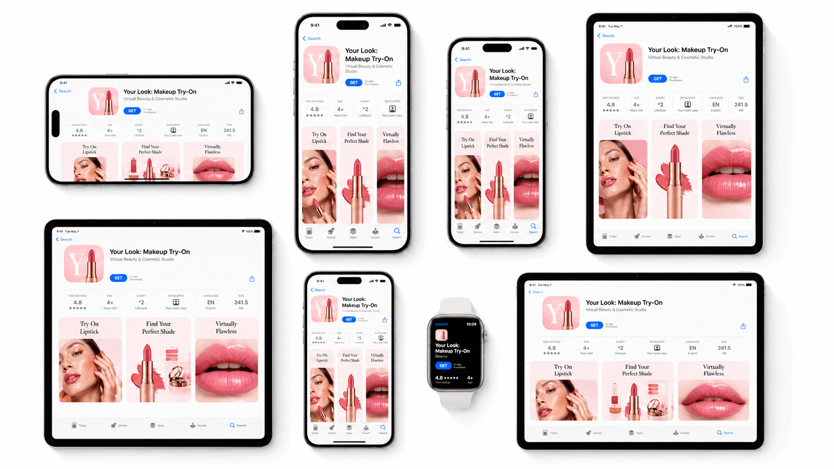 AppScreens app store screenshot outputs across devices and store formats