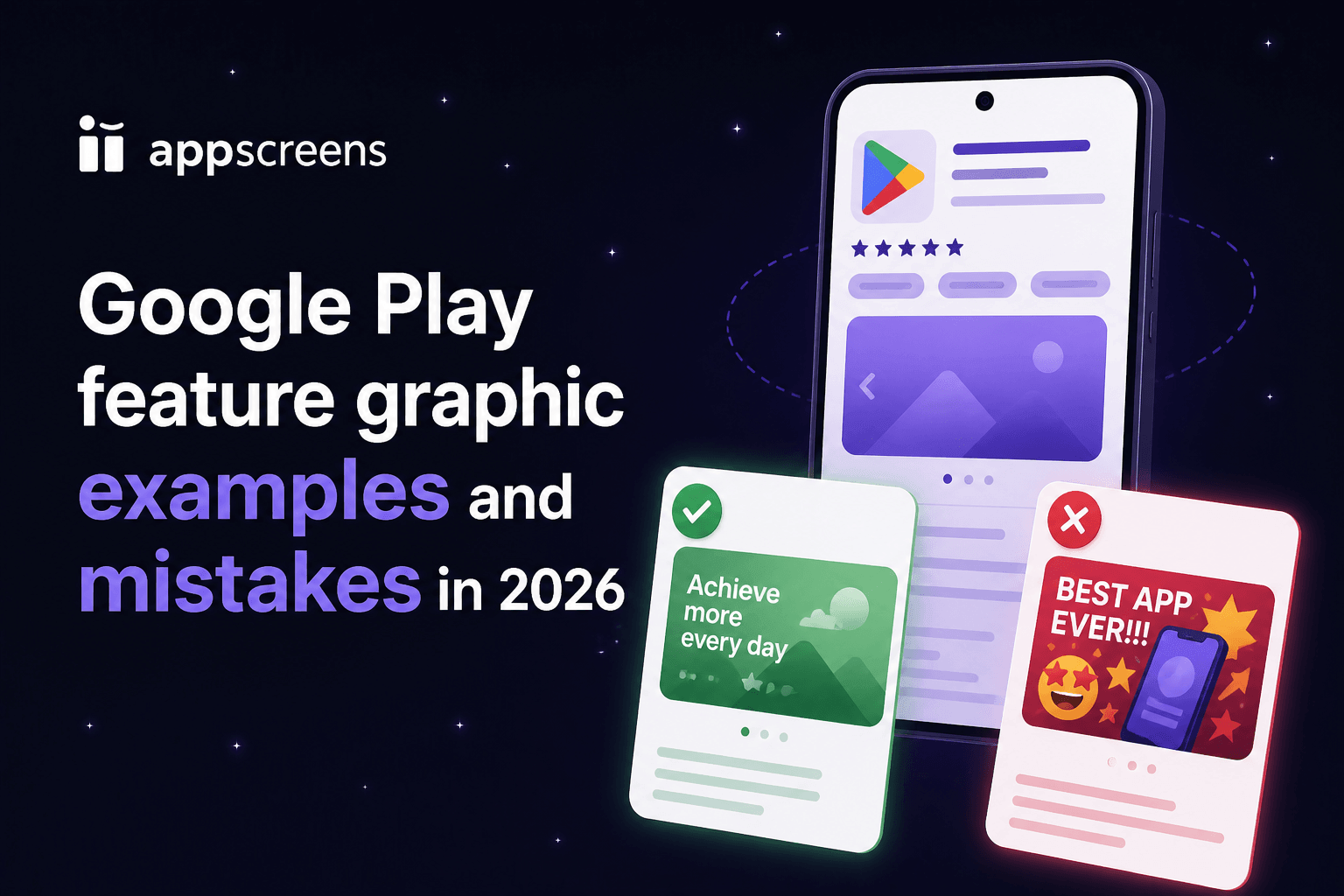 Google Play Feature Graphic Examples and Mistakes in 2026