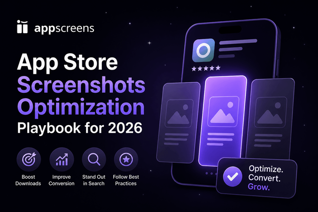 App Store Screenshot Optimization Playbook for 2026