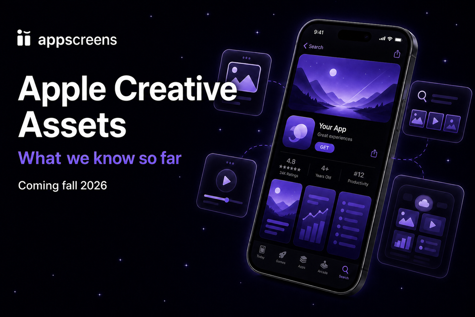 Apple Creative Assets in 2026: Product Page Header, Search Results, and Asset Library