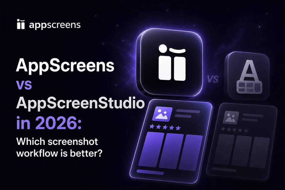 AppScreens vs AppScreenStudio: Which App Store Screenshot Generator Is Better in 2026?