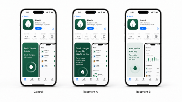 App Store screenshot maker variants for PPO and CPP