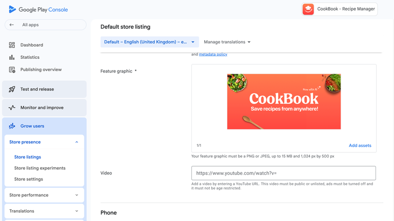 Google Play Feature Graphic Generator for Android Apps | AppScreens
